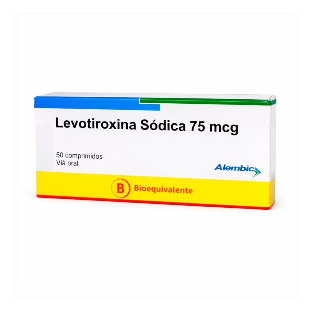 Levotiroxina Comprimidos 75mcg (Cenabast) Alembic